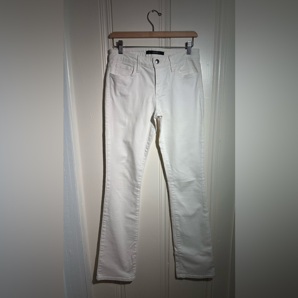 Joe's Jeans | white | slim fit mini boot | size w 27 |